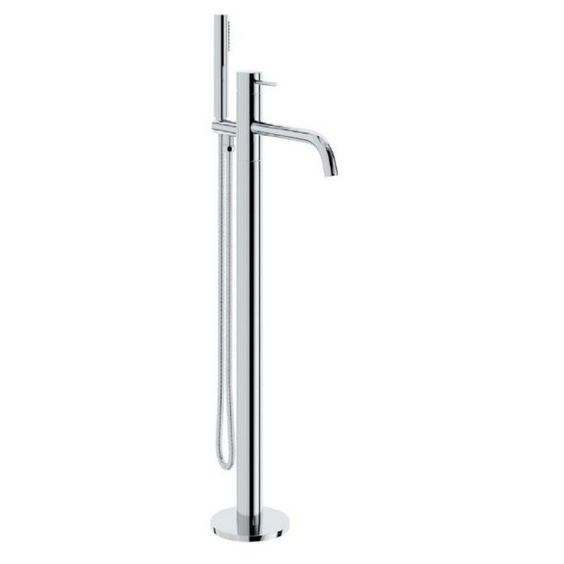 Nordic Artist, Floor Mounted Chrome Bath Filler Nordic Artist, Floor Mounted Chrome Bath Filler