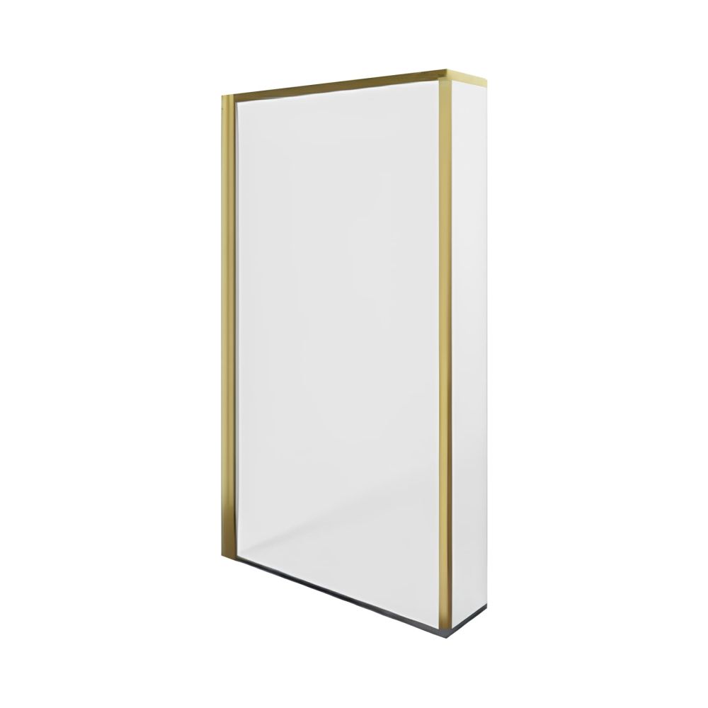 Nordic Nature, Shower Screen, Brushed Brass, 1400x850mm Nordic Nature, Shower Screen, Brushed Brass, 1400x850mm