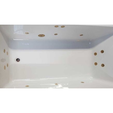 Brushed Brass Plating for 40, 44 & 52 Jet Systems