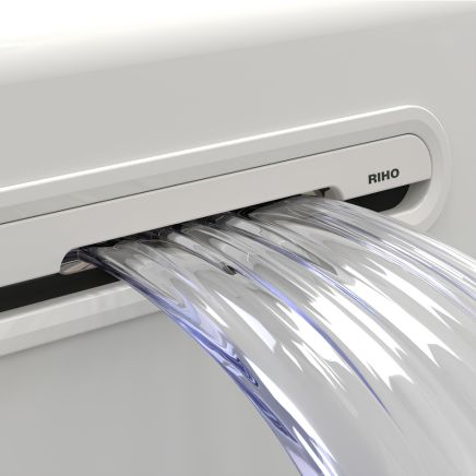 RIHO Cubic + Fall, Matte White, choice of sizes