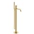 Nordic Artist, Floor Mounted Brushed Brass Bath Filler Nordic Artist, Floor Mounted Brushed Brass Bath Filler