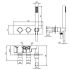 Nordic Artist, 2 Outlet Valve, BathFill & Shower, Chrome Nordic Artist, 2 Outlet Valve, BathFill & Shower, Chrome