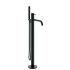 Nordic Artist, Floor Mounted Matt Black Bath Filler Nordic Artist, Floor Mounted Matt Black Bath Filler