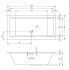 RIHO Cubic + Fall, Matte White, choice of sizes RIHO Cubic + Fall, Matte White, choice of sizes